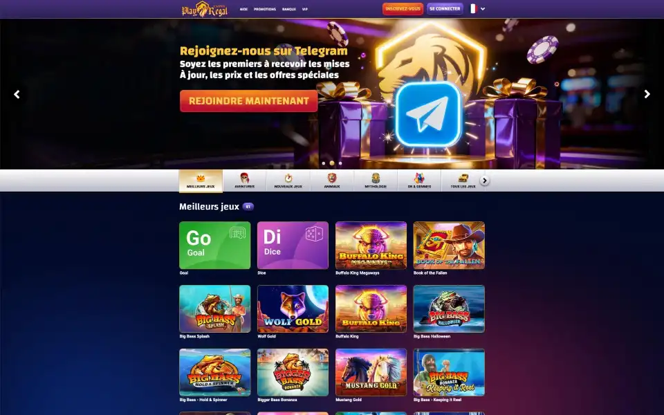 Screenshot of play-regal.com