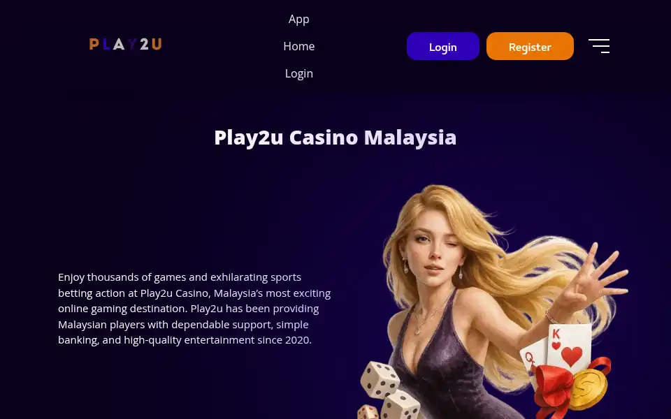 Screenshot of play2ucasino.com