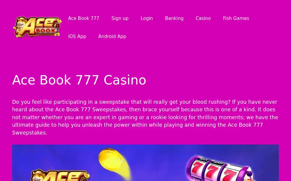 Screenshot of playacebookmobi.com