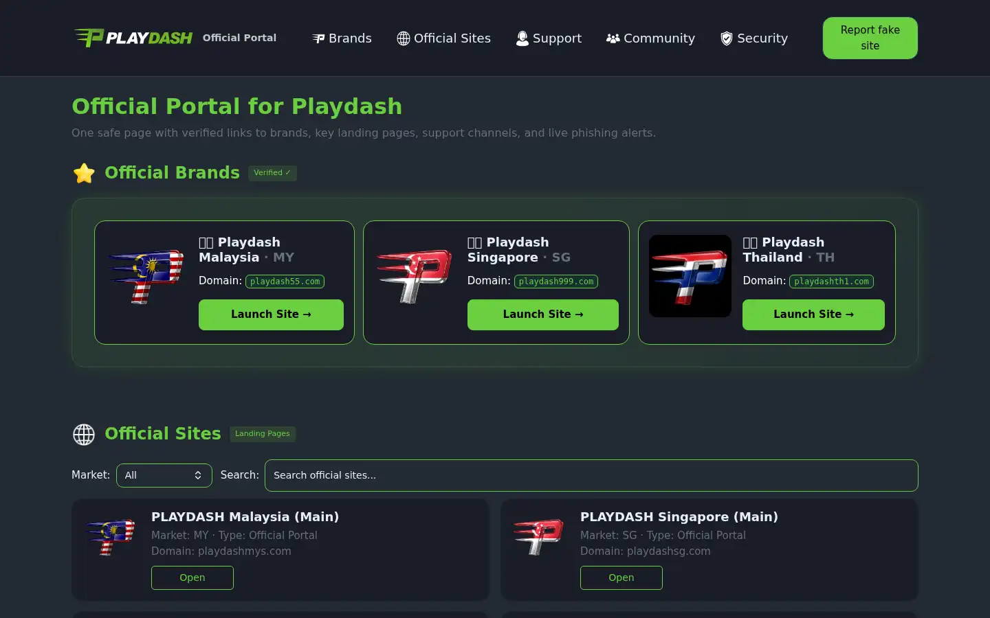 Screenshot of playdash.casino