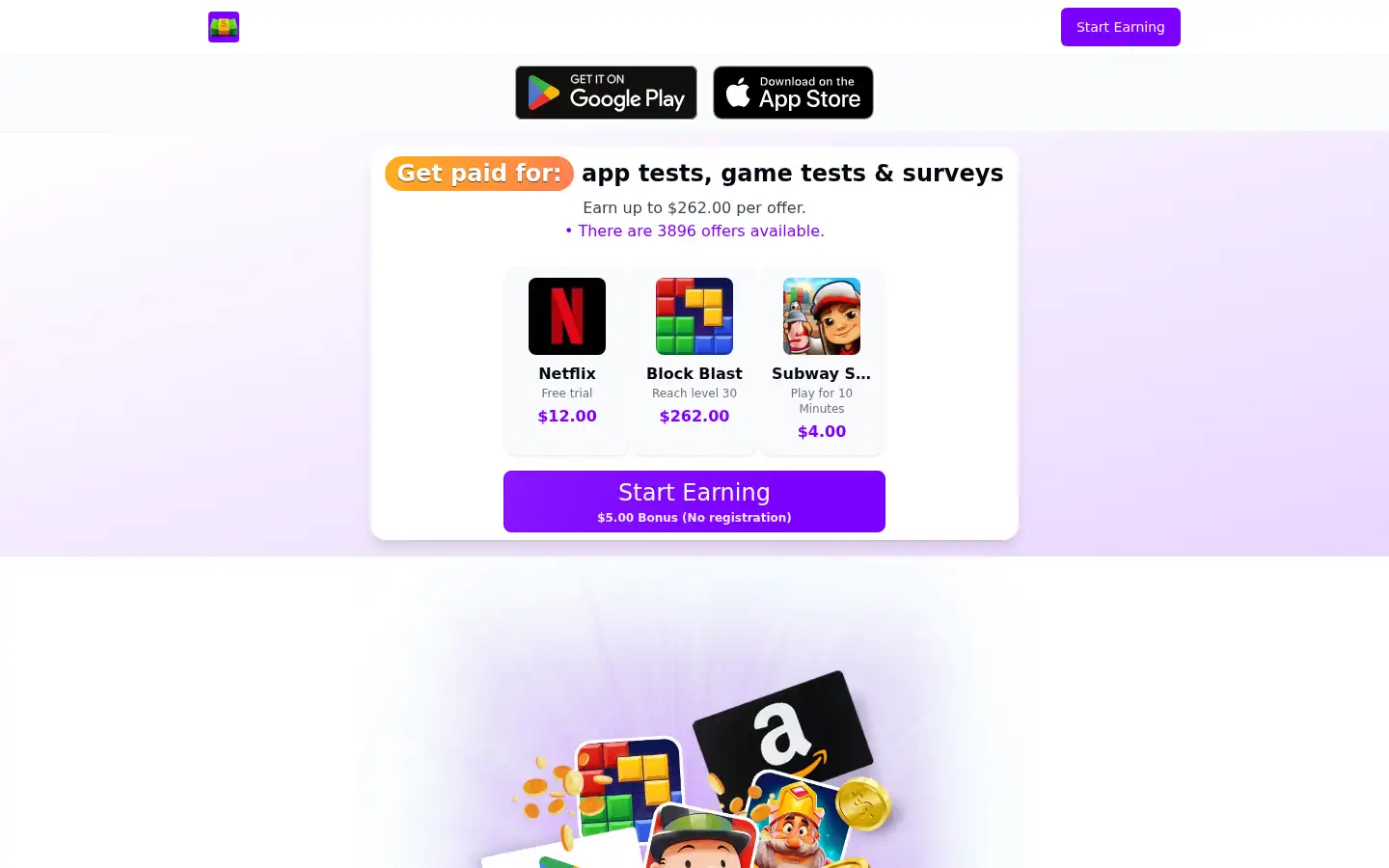 Screenshot of playertime.io
