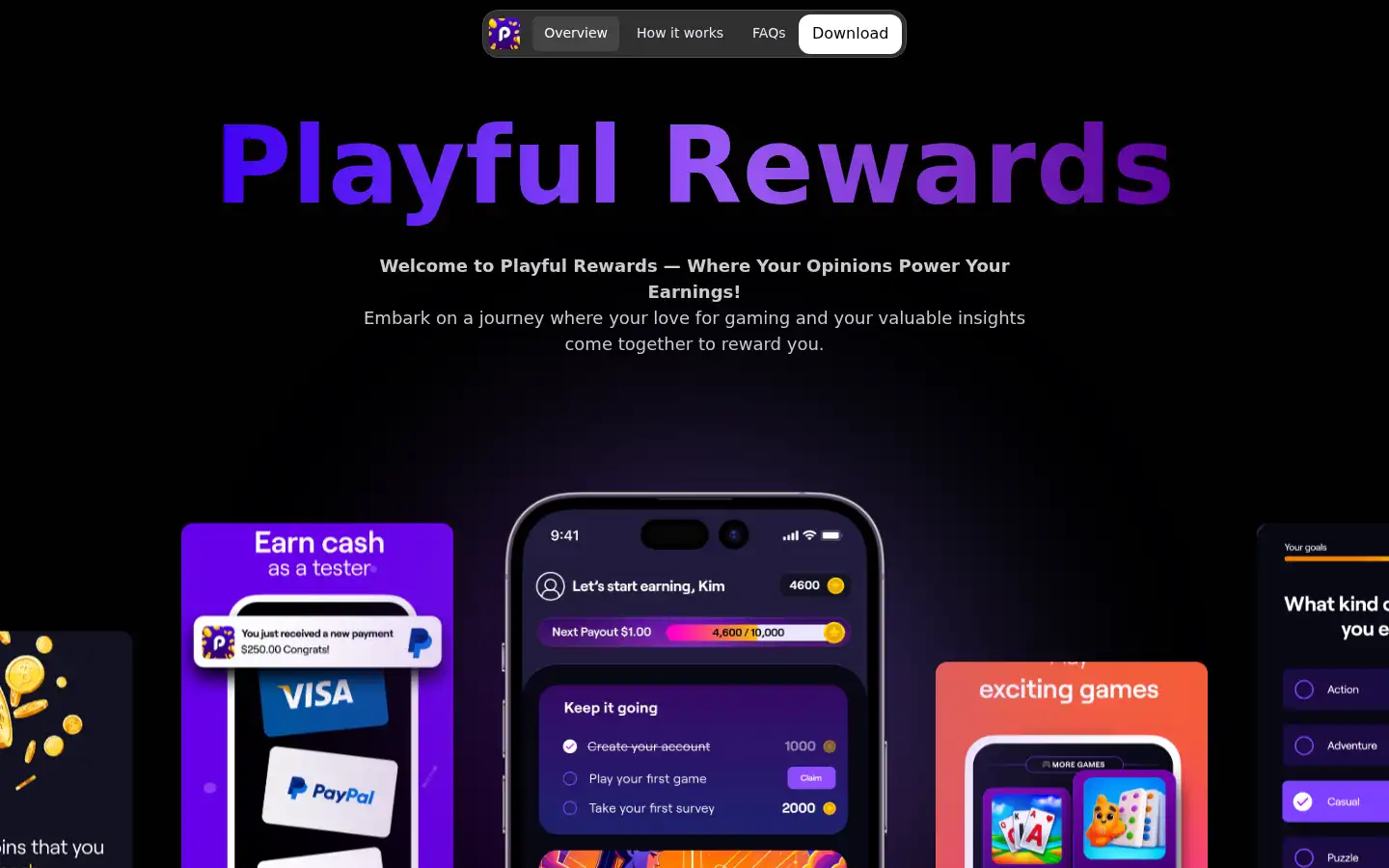 Screenshot of playfulrewards.com