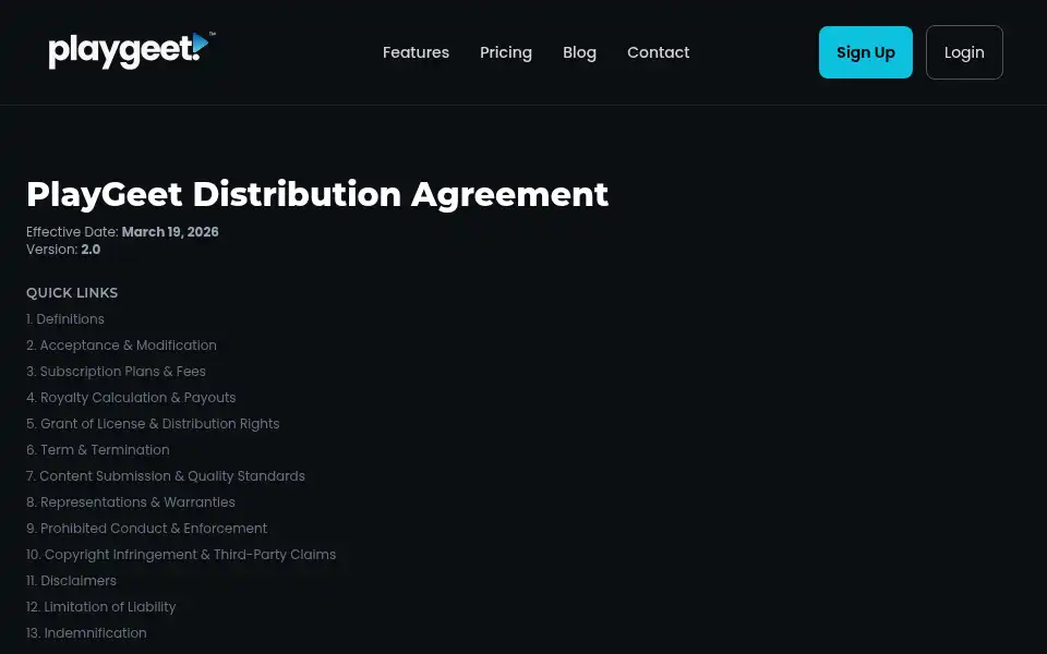 Screenshot of playgeet.com