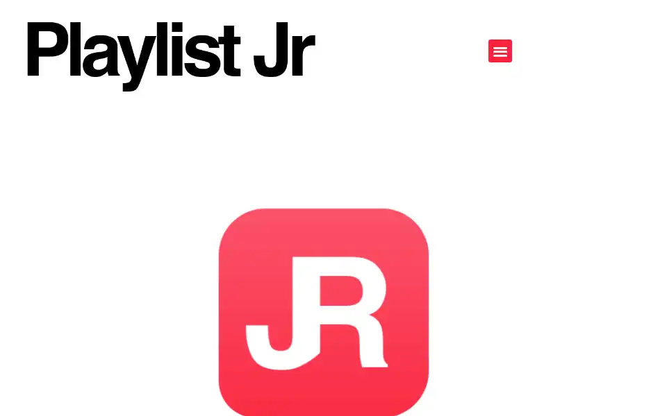 Screenshot of playlistjr.com