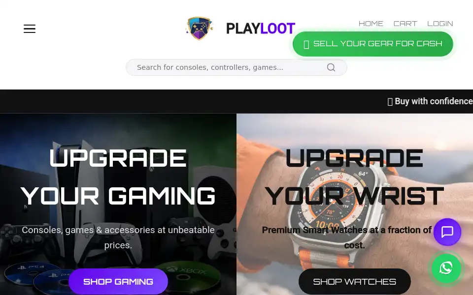 Screenshot of playloot.in