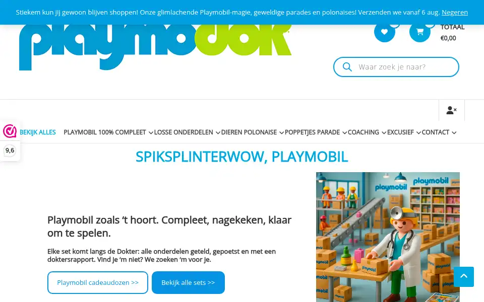 Screenshot of playmodok.nl