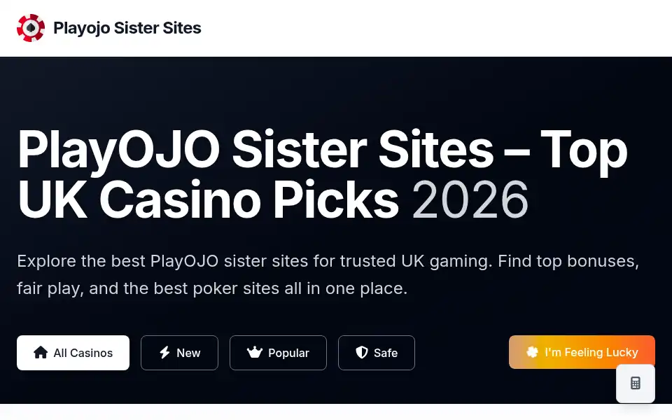 Screenshot of playojosistersites.org.uk