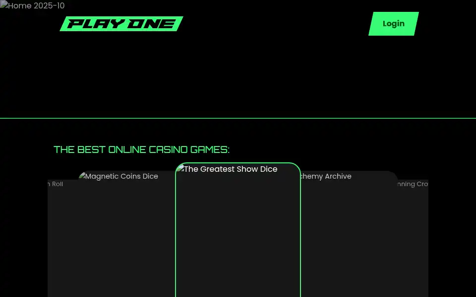 Screenshot of playone.be