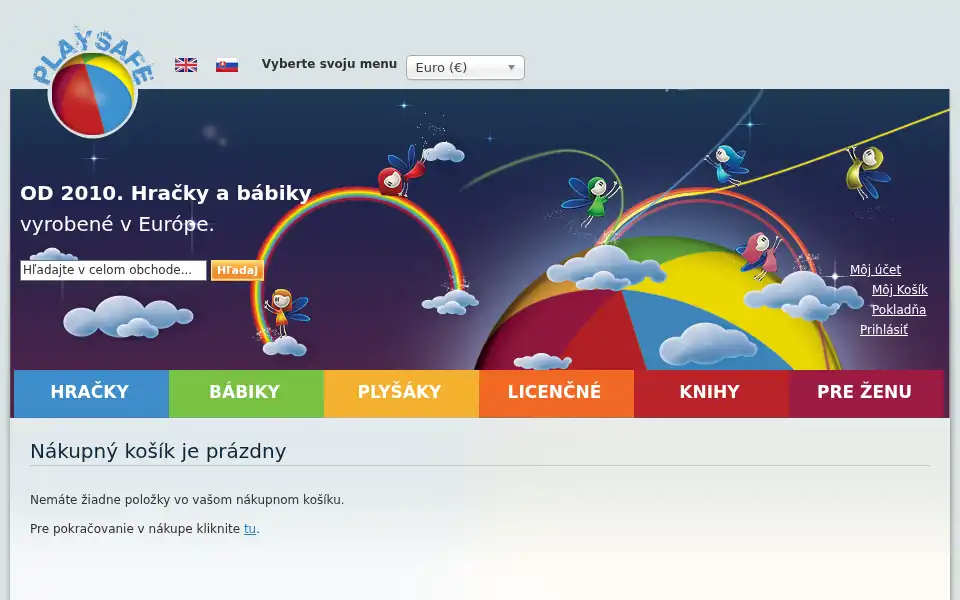 Screenshot of playsafe.sk