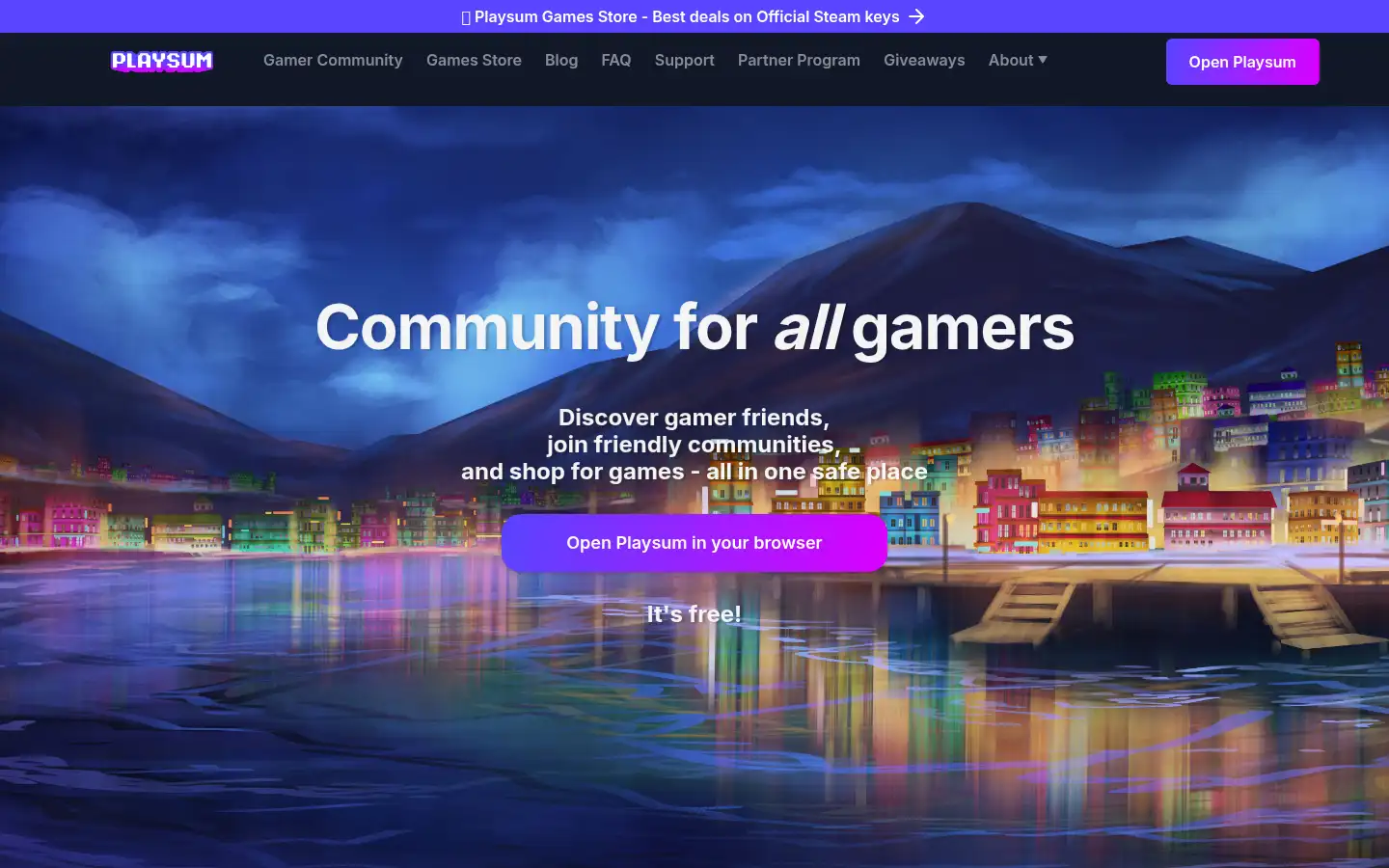 Screenshot of playsum.live