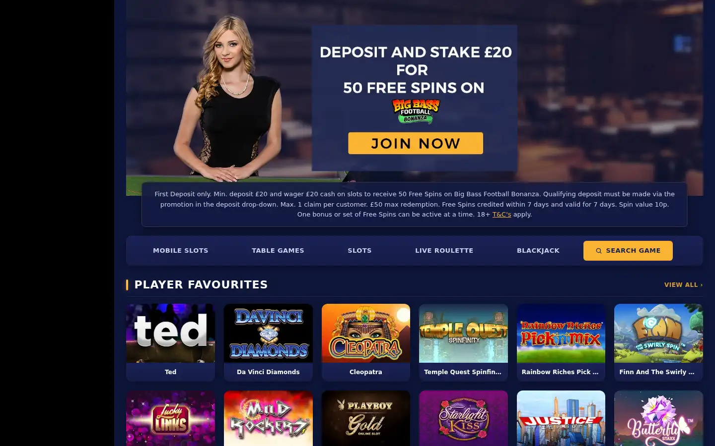 Screenshot of playuk.com