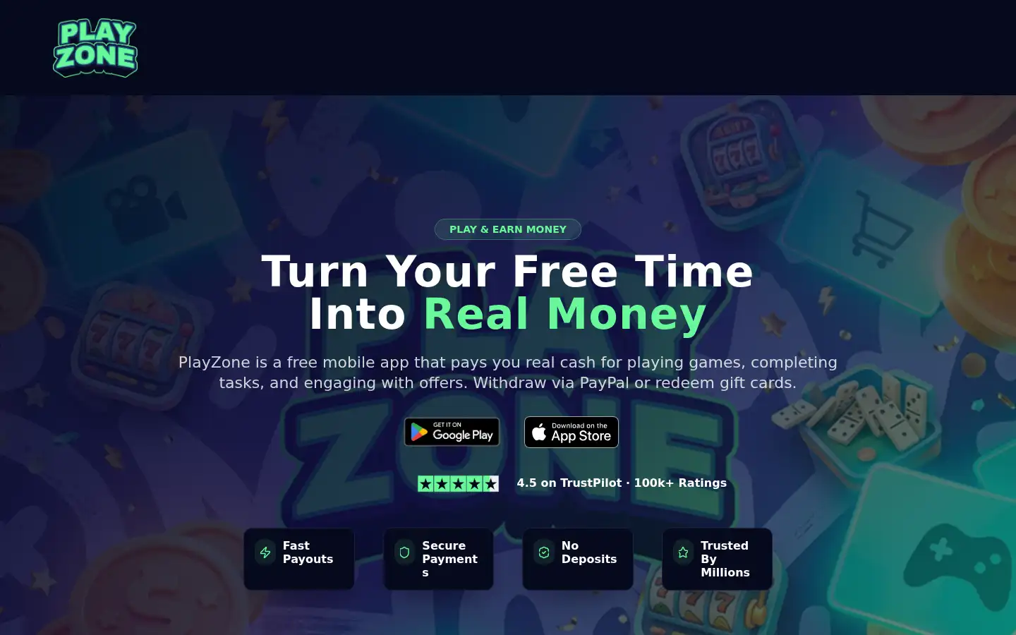 Screenshot of playzone.io