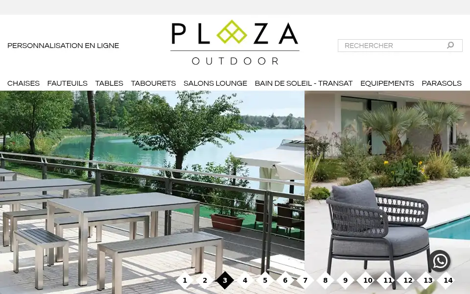 Screenshot of plaza-outdoor.com