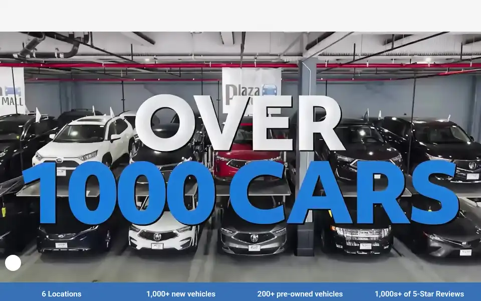 Screenshot of plazaautomall.com