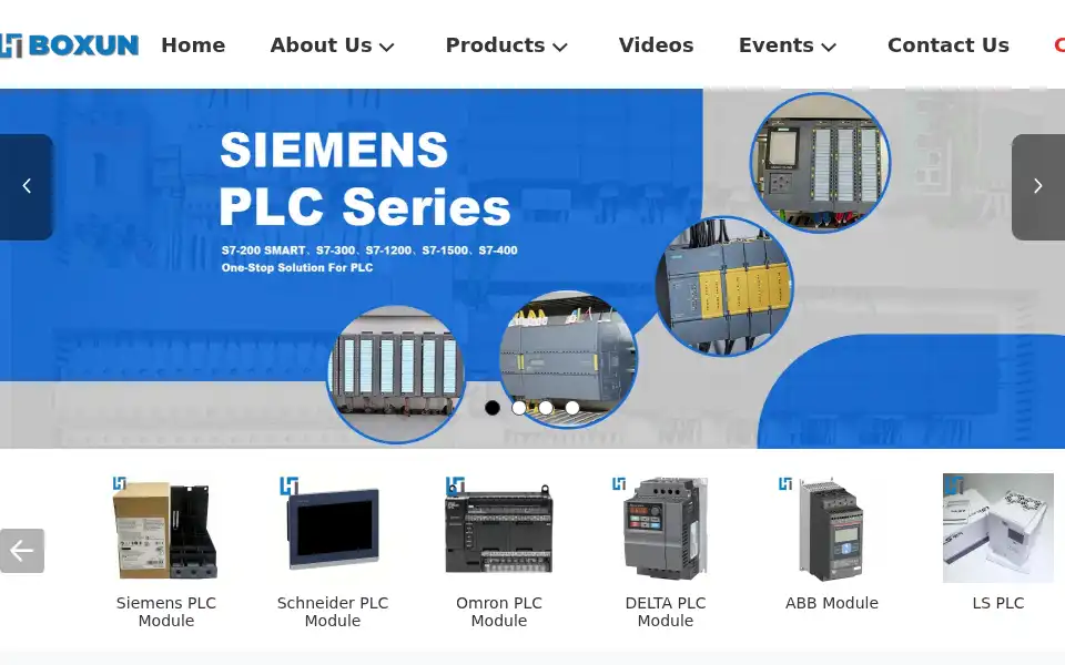 Screenshot of plc-modular.com