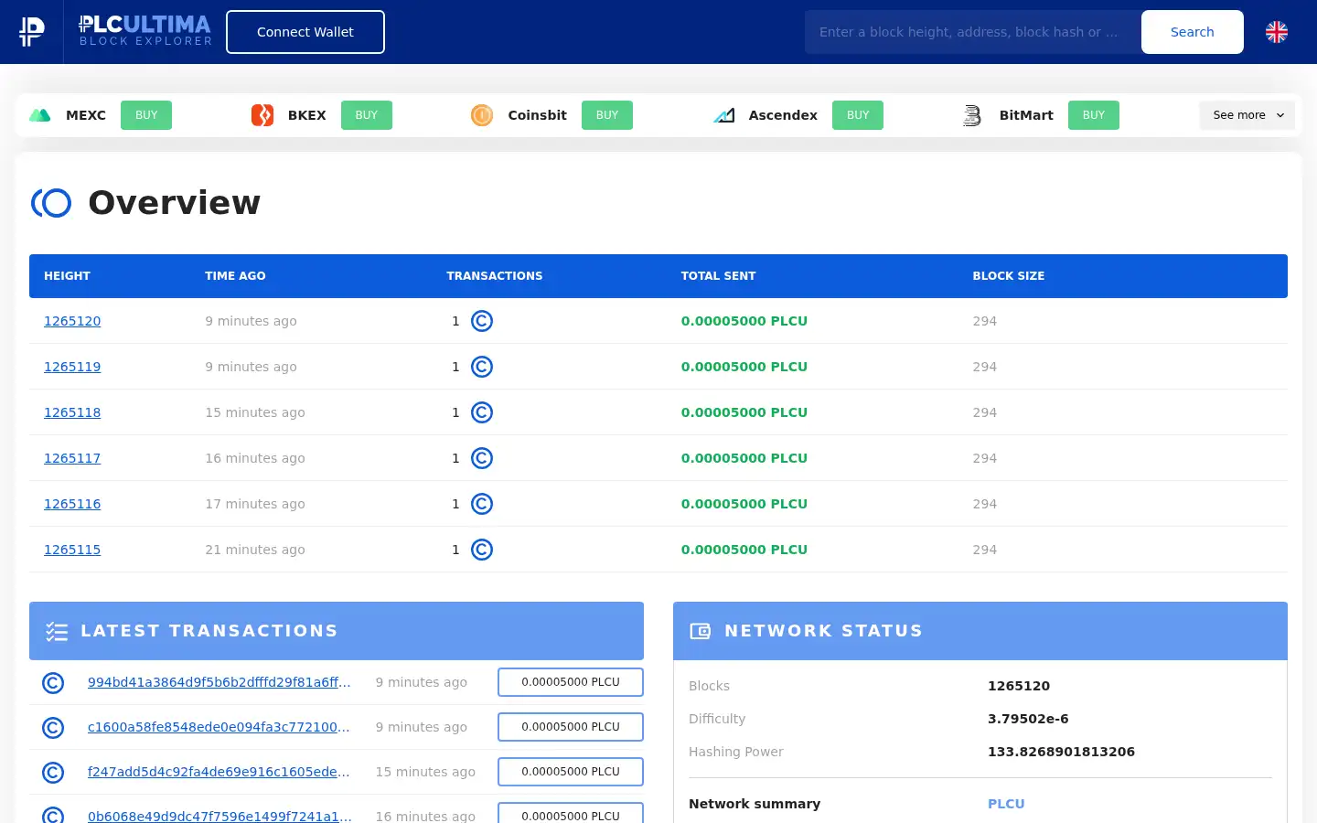 Screenshot of plcultima.info
