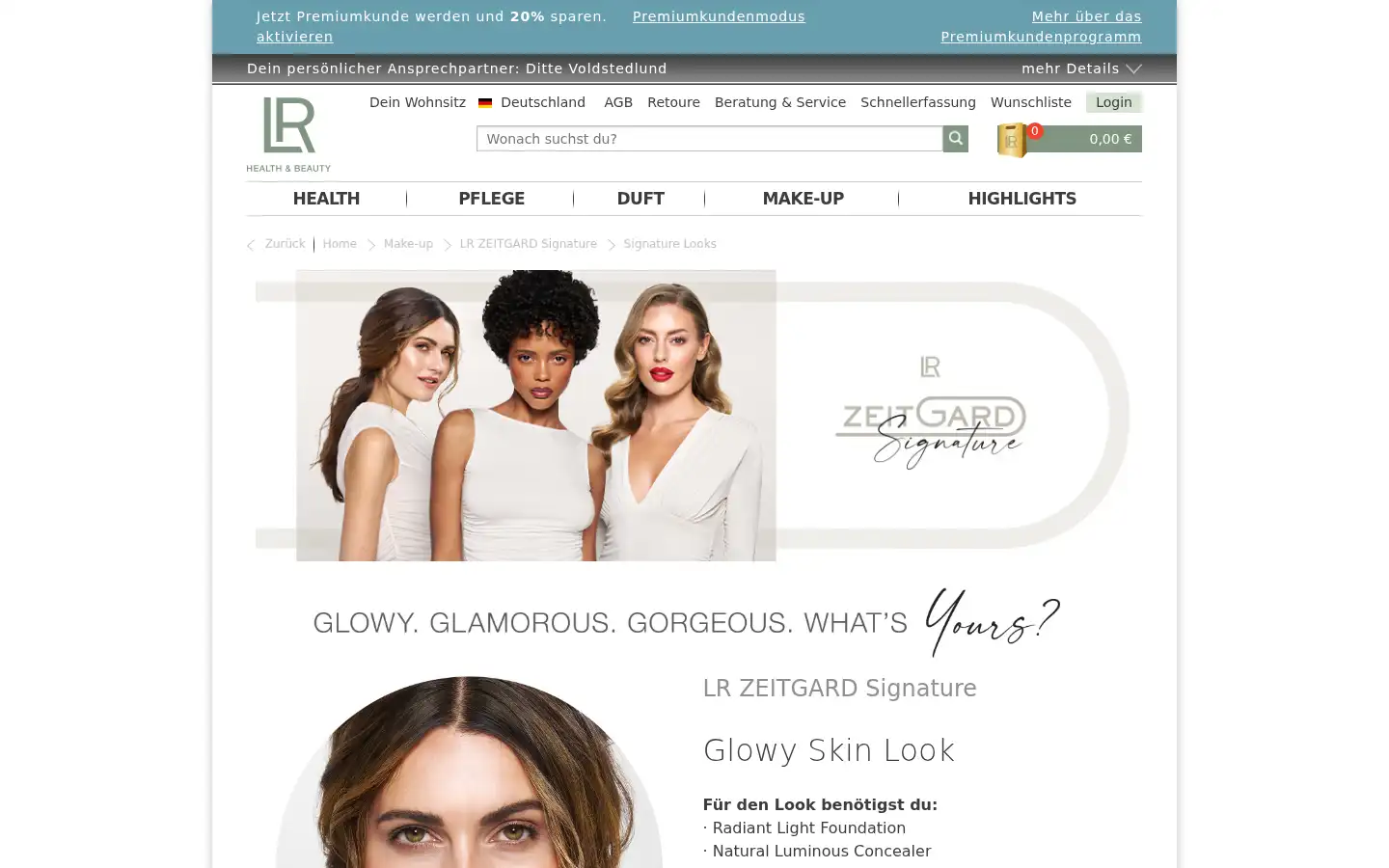 Screenshot of plejeprodukter.dk