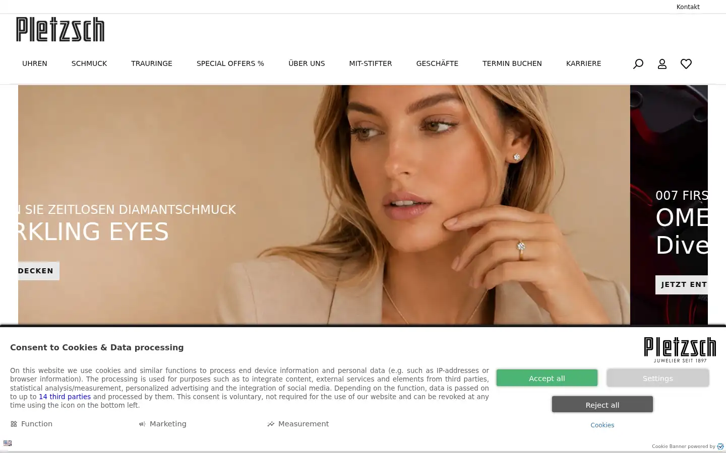 Screenshot of pletzsch.de