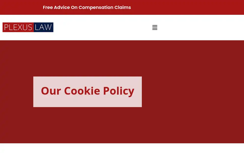 Screenshot of plexuslaw.co.uk