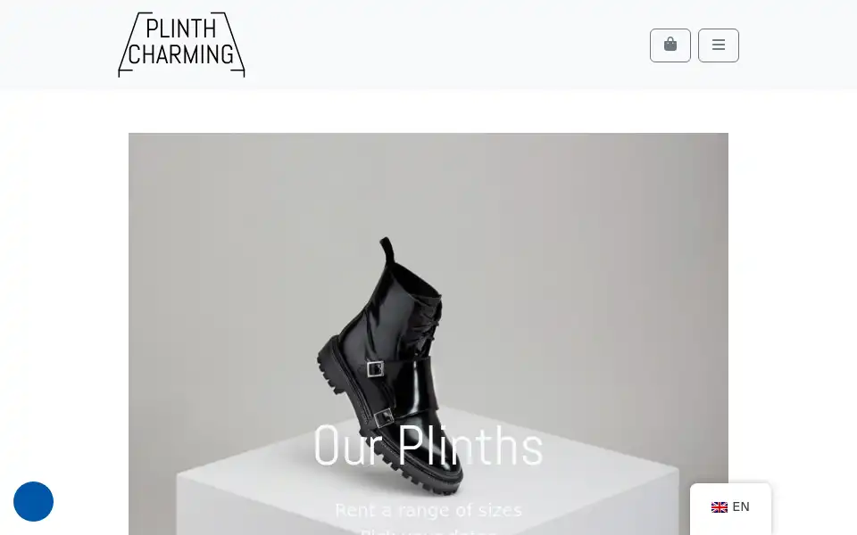 Screenshot of plinthcharming.de