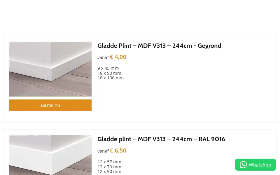 Screenshot of plinttotaal.nl