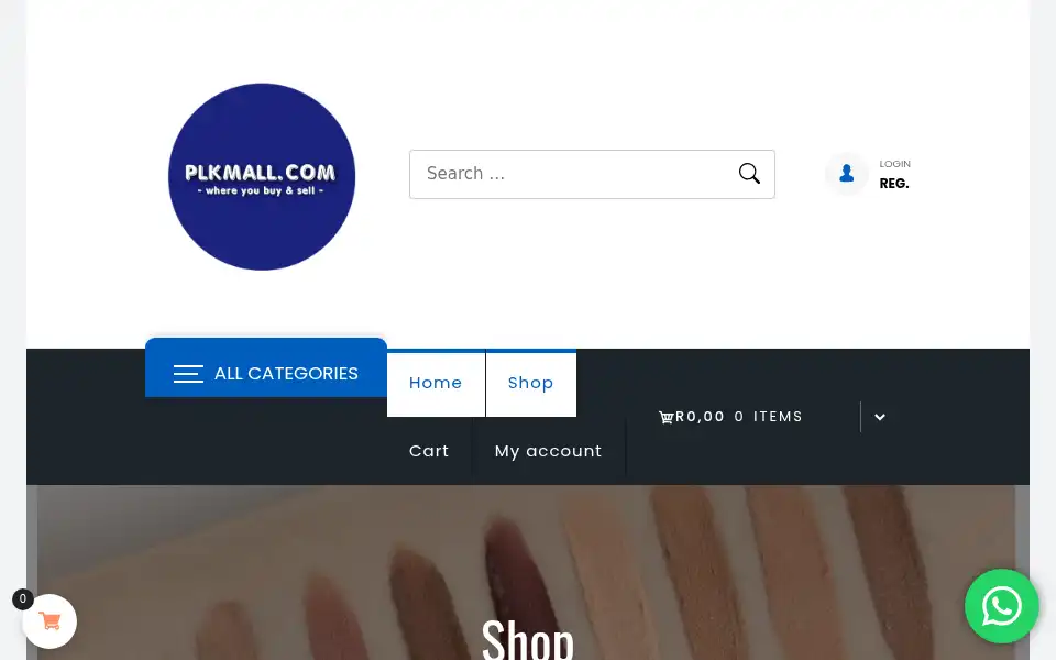 Screenshot of plkmall.com