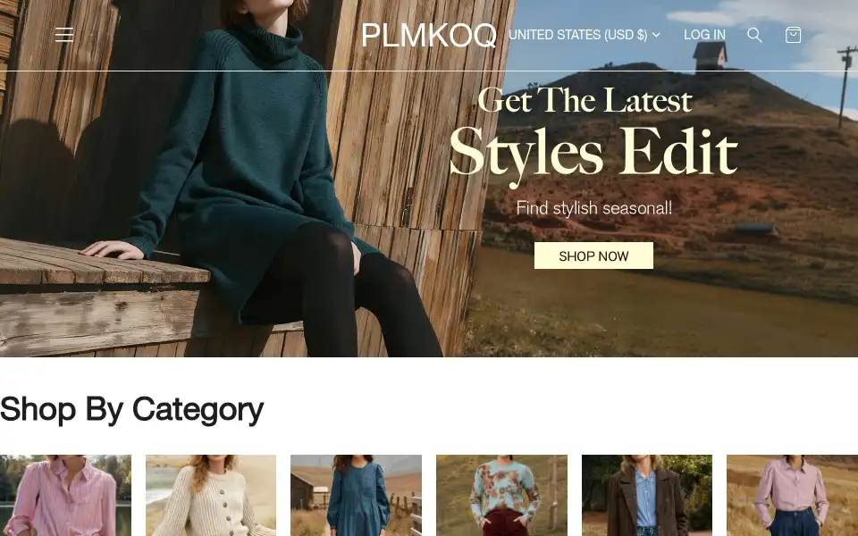 Screenshot of plmkoq.com
