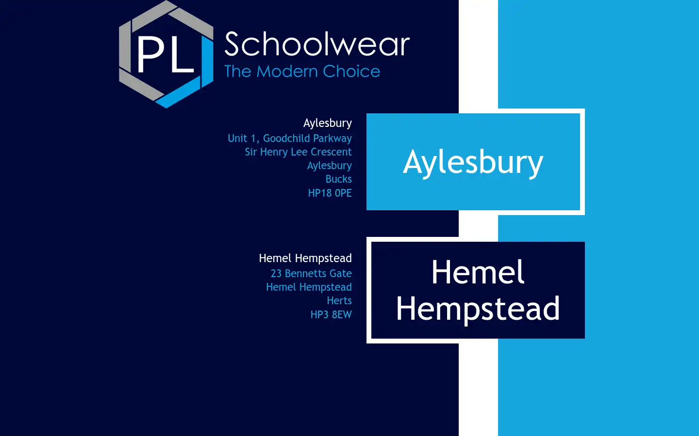 Screenshot of plschoolwear.co.uk