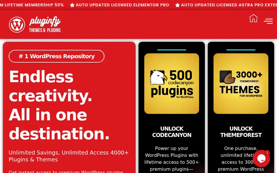 Screenshot of pluginfy.net