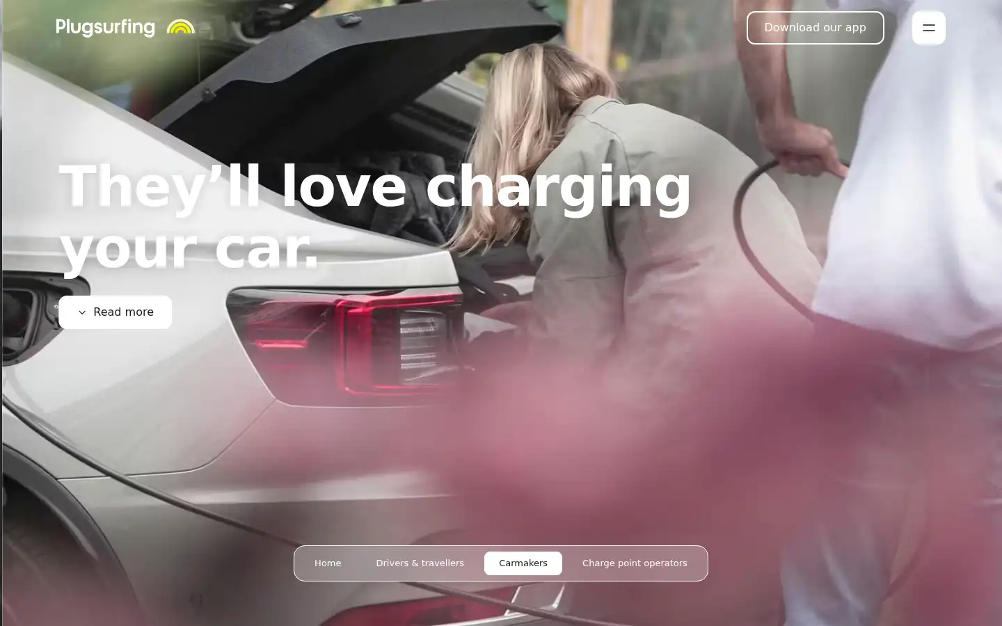 Screenshot of plugsurfing.com