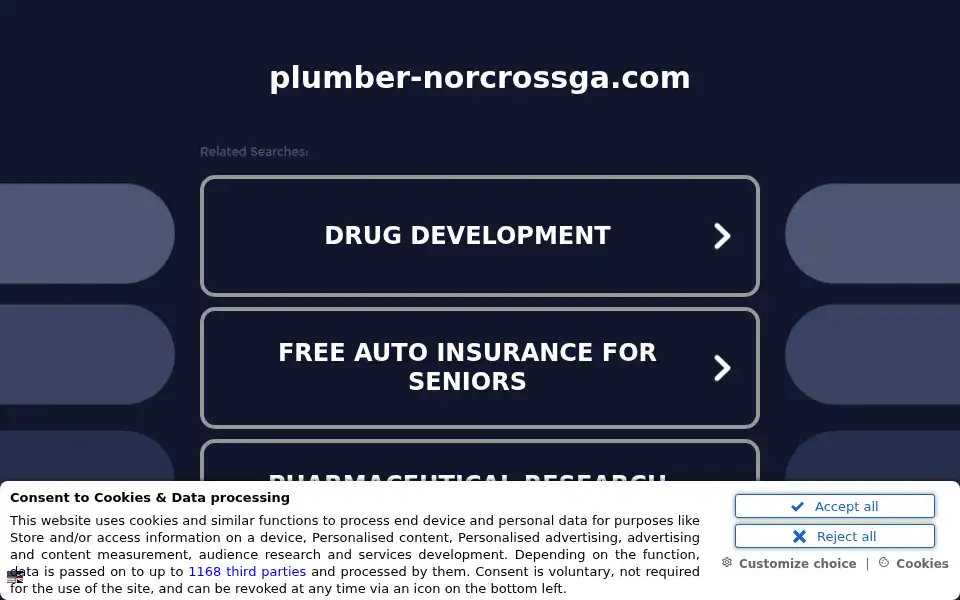 Screenshot of plumber-norcrossga.com