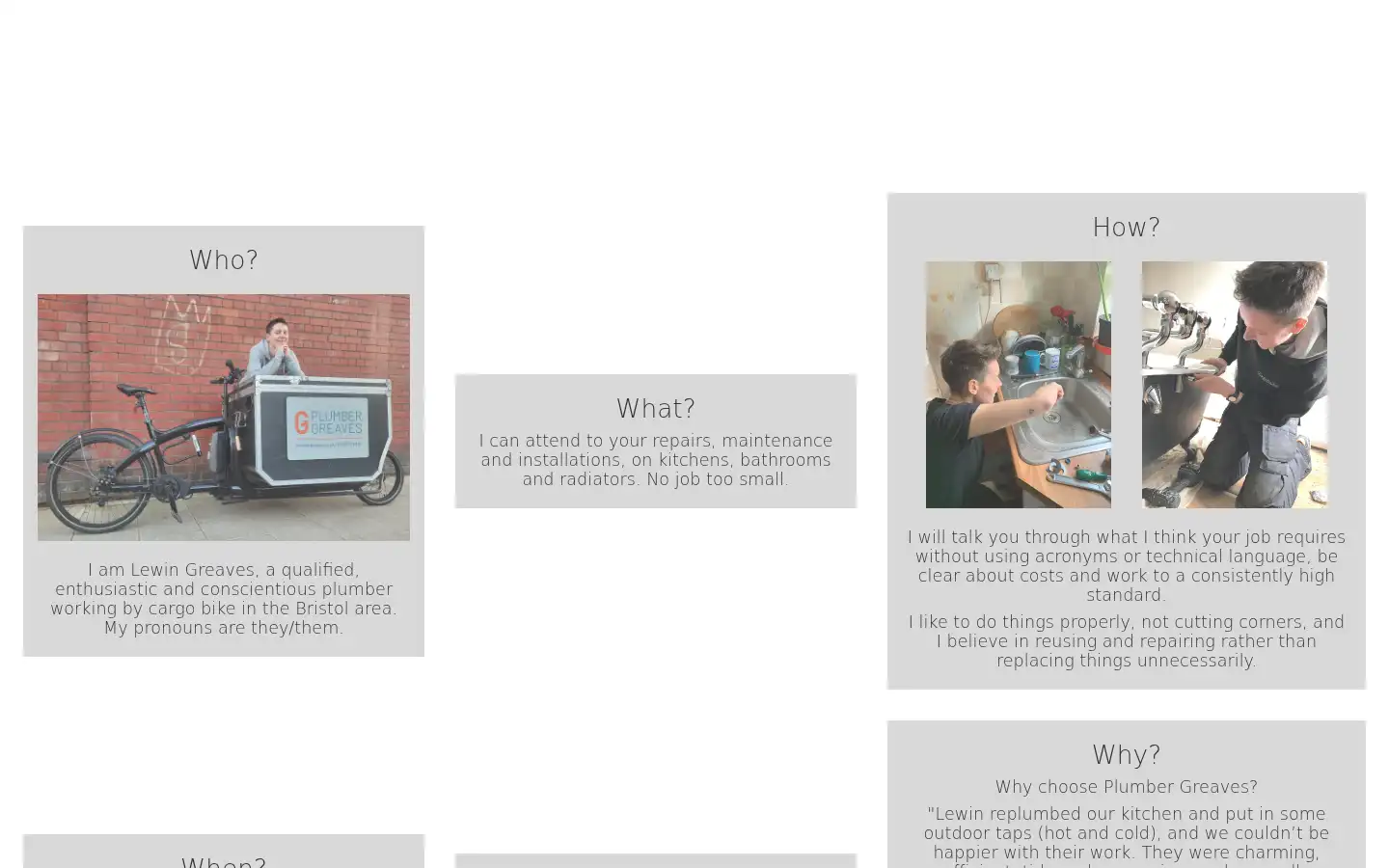 Screenshot of plumbergreaves.co.uk