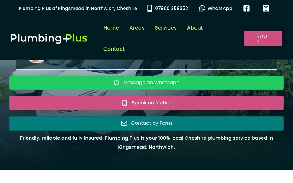 Screenshot of plumbingplus.co.uk