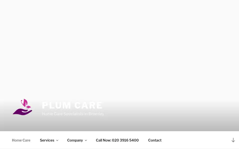 Screenshot of plumcare.co.uk