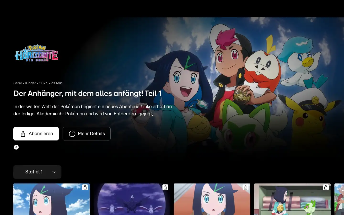 Screenshot of plus.rtl.de