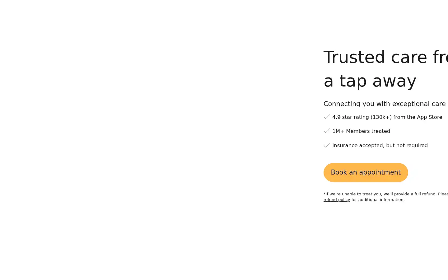 Screenshot of plushcare.com
