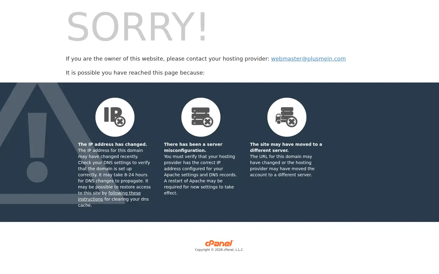 Screenshot of plusmein.com