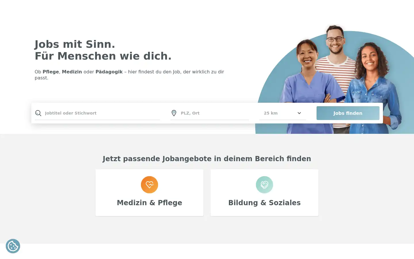 Screenshot of pluss.de