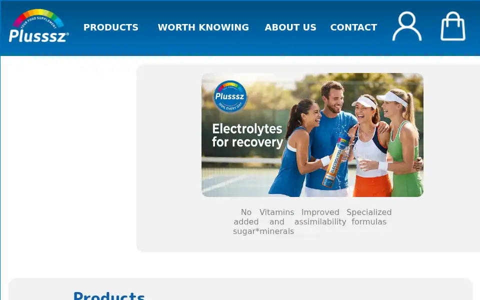 Screenshot of plusssz.co.uk