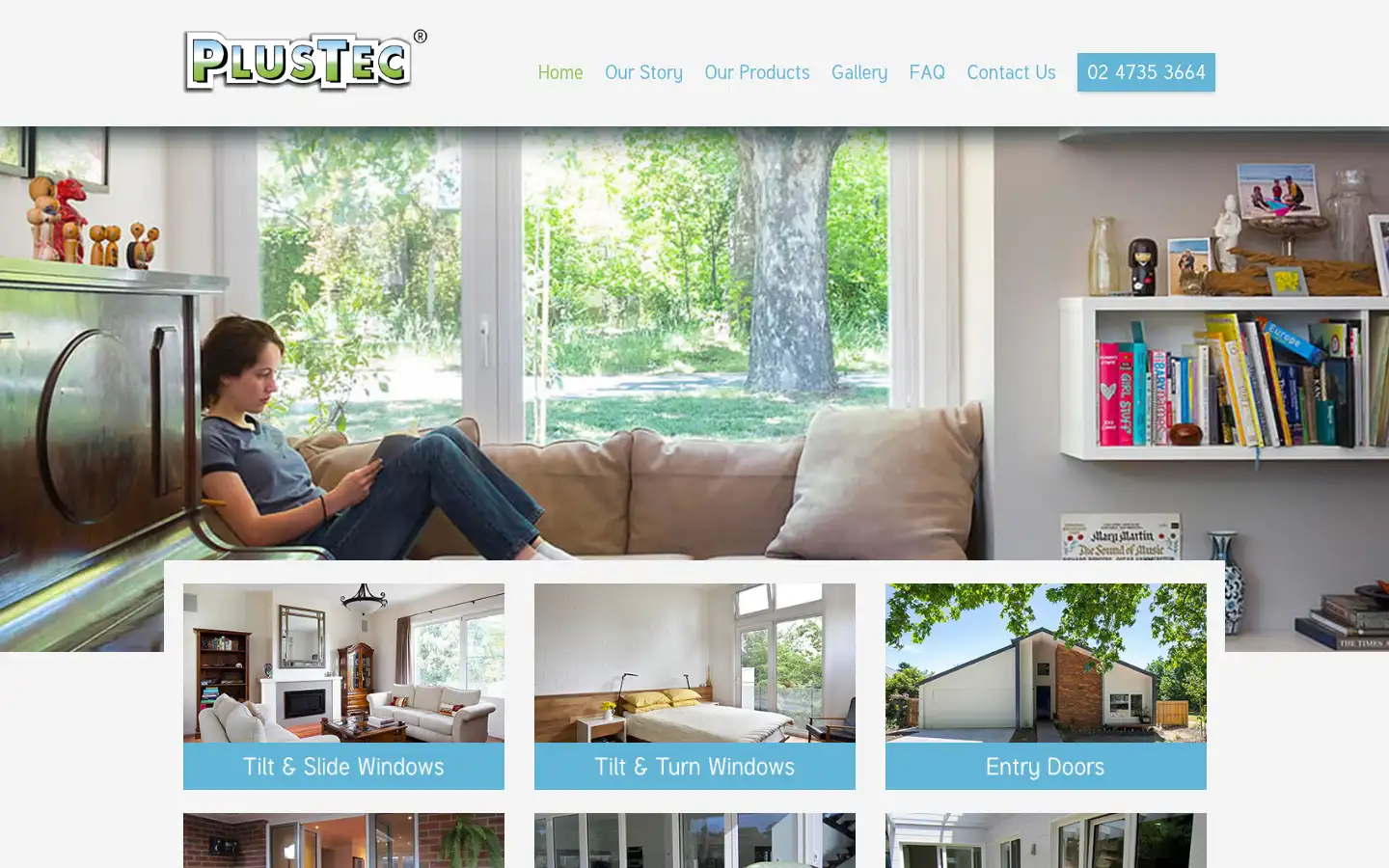 Screenshot of plustec.com.au
