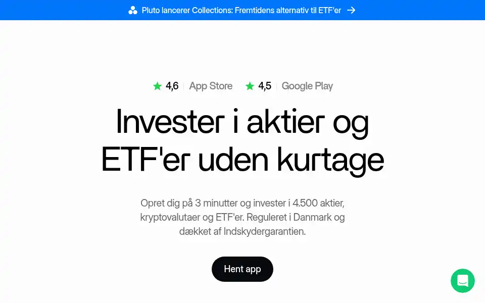 Screenshot of pluto.markets