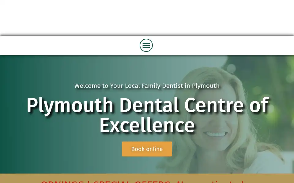 Screenshot of plymouthdental.co.uk