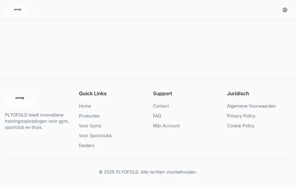 Screenshot of plyofold.com