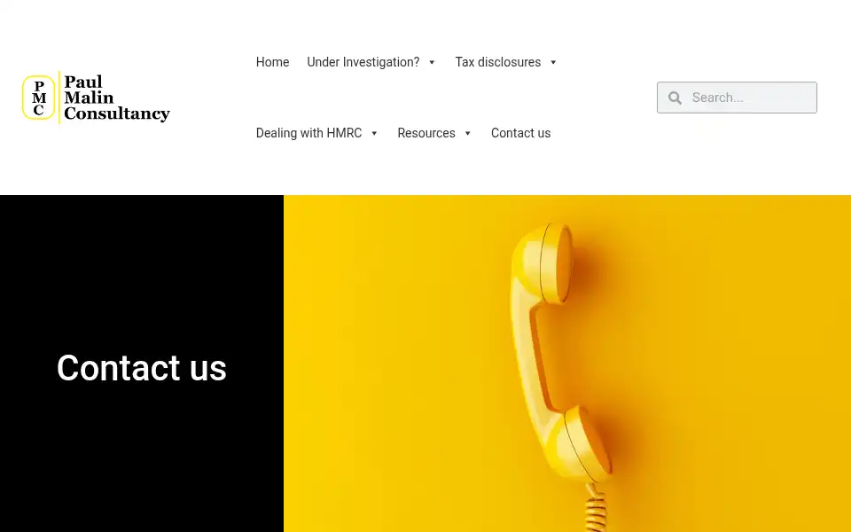 Screenshot of pmc.tax