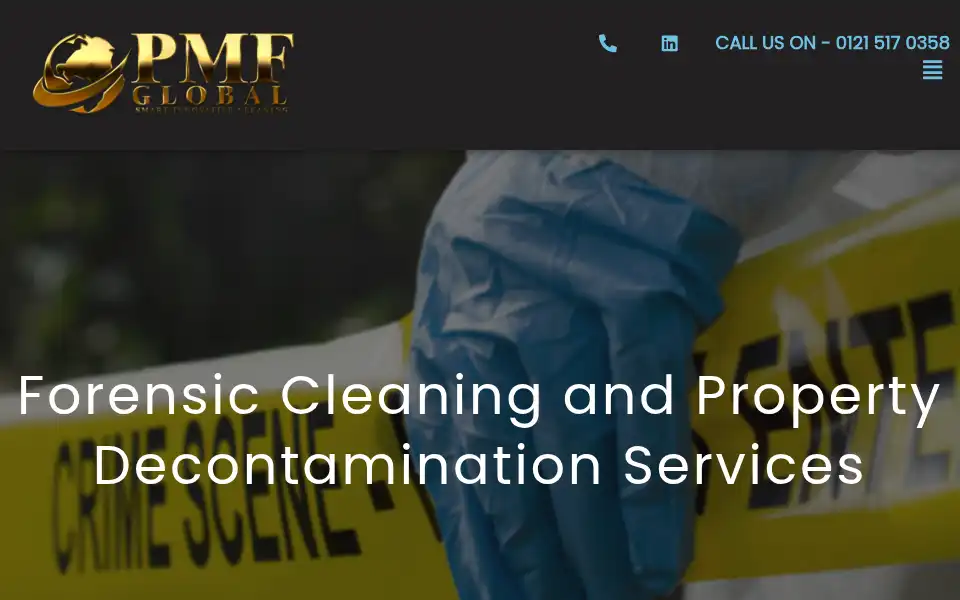 Screenshot of pmfglobal.co.uk