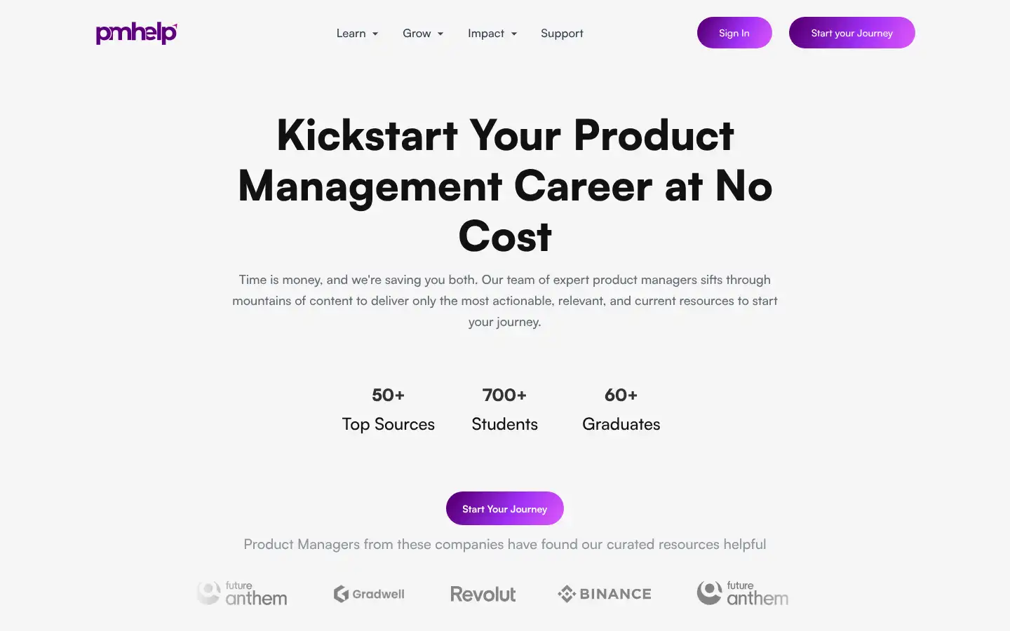 Screenshot of pmhelp.co