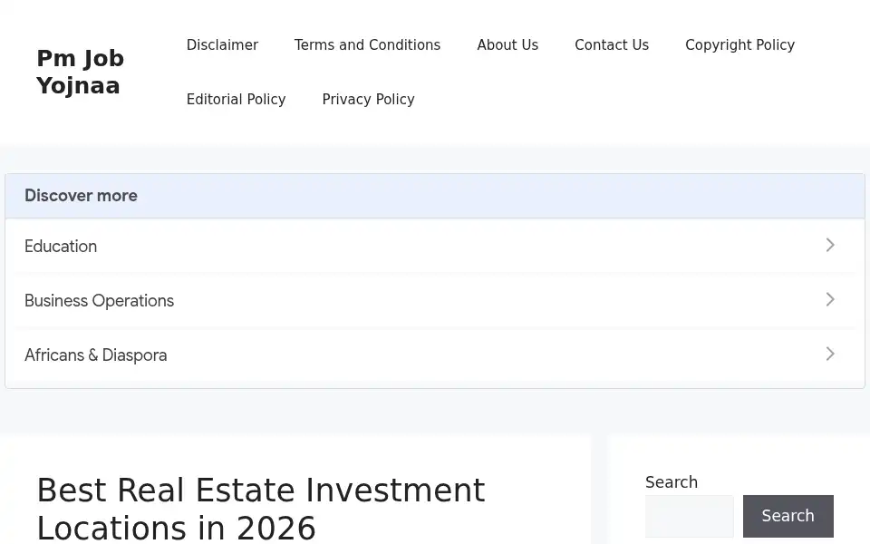 Screenshot of pmjobyojnaa.com