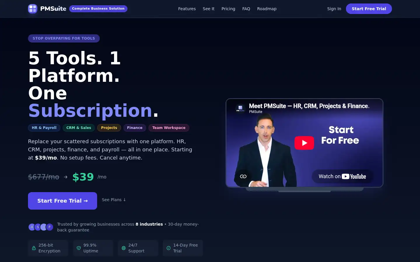 Screenshot of pmsuite.co