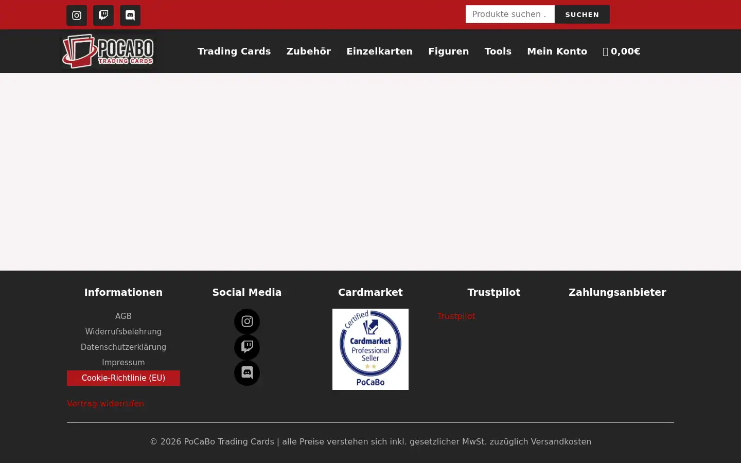 Screenshot of pocabo.de