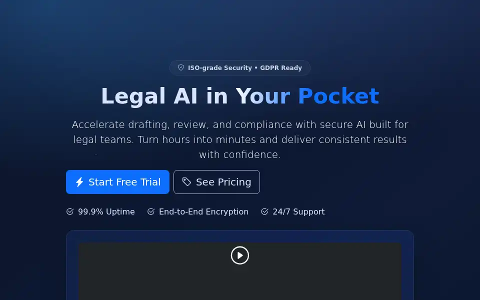Screenshot of pocketlegal.co.uk